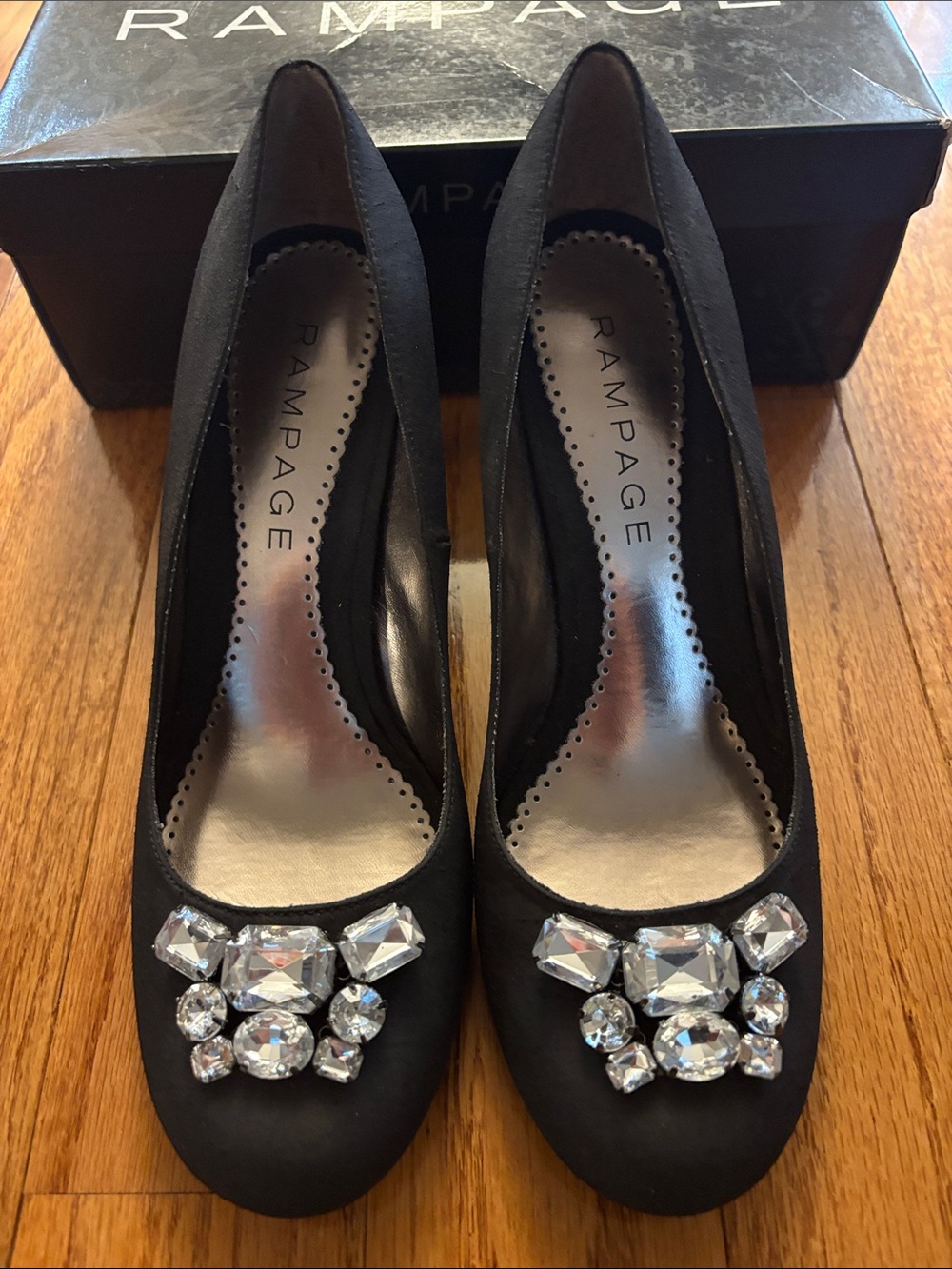 New! Rampage black high heels